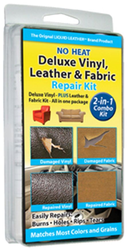 2-in-1 Combo Special:No Heat Leather, Vinyl and Fabric repair kits (Item 30-122)
