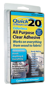 Quick 20 Odorless All Purpose Clear Adhesive